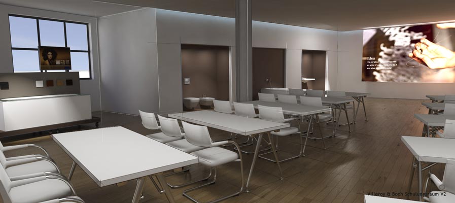 Entwicklung eines Schulungsraums in vorhandenen Gebäuden der Villeroy & Boch AG
