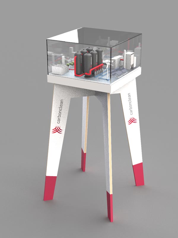 Carbonclean Anschauungsmodell