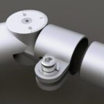 Gelenkansicht Montagearm - Produktdesign Rinck