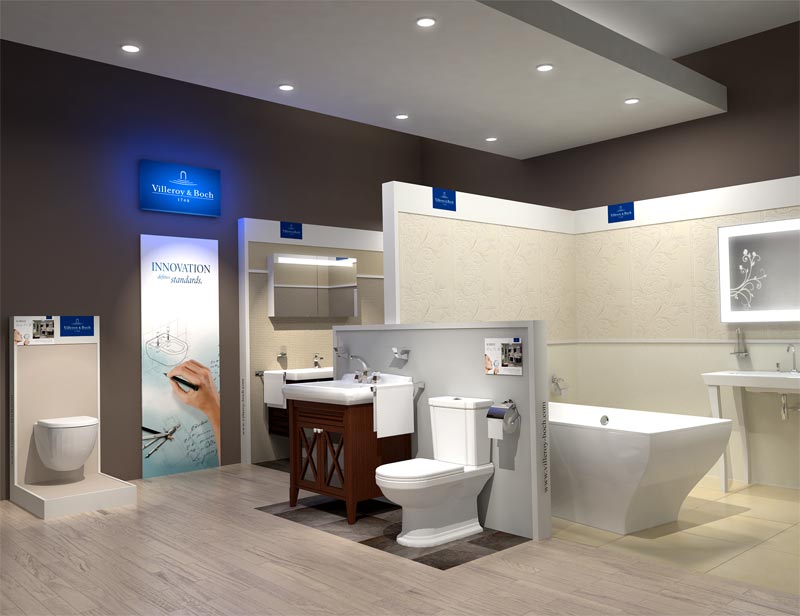 Villeroy & Boch - Entwurf Showroom - Rinck Design Entwurf